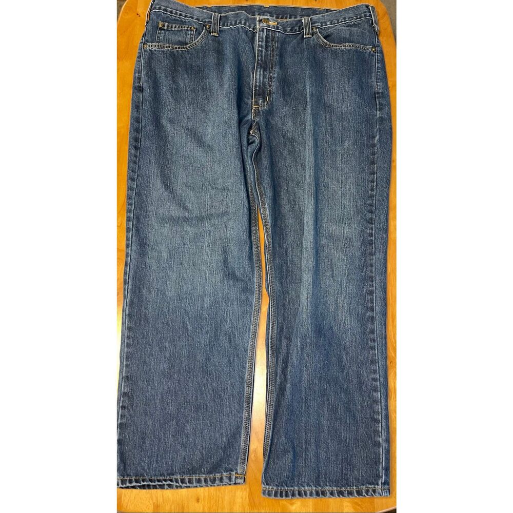 CARHARTT RELAXED FIT GENTLY USED DENIM JEANS SIZE‎ 42 X 30